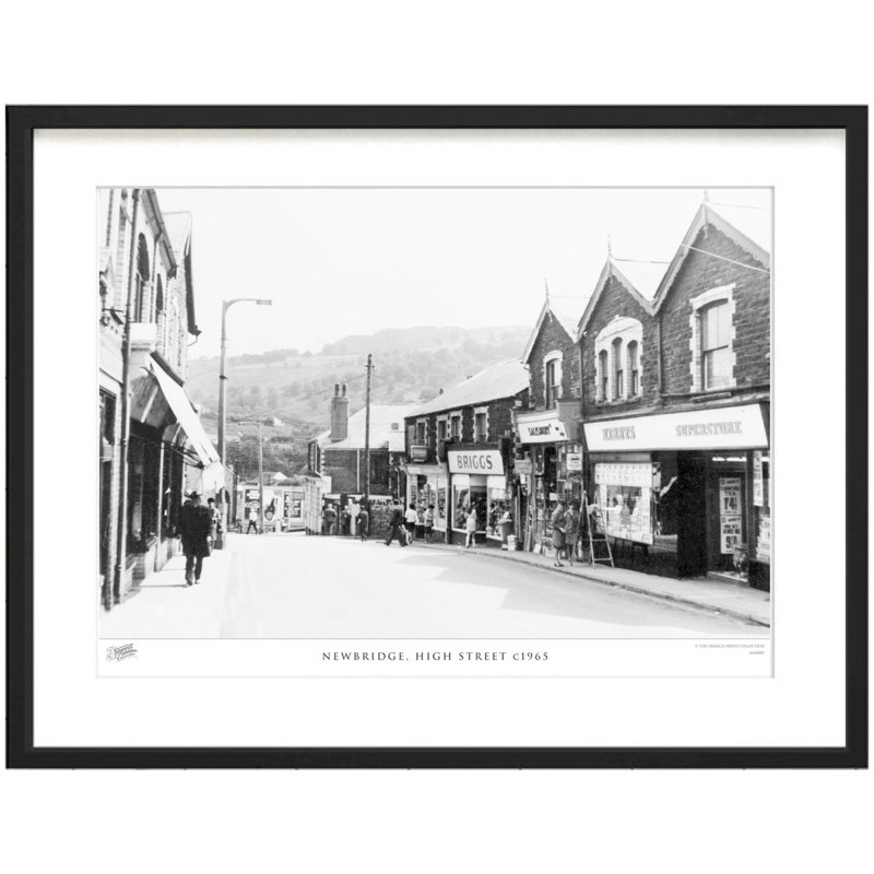Newbridge, High Street C1965 - Single Picture Frame Print, 60cm H x 80cm W x 2.3cm D