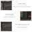 Black Solid Wood Freestanding Fireplace-259628938-259628935