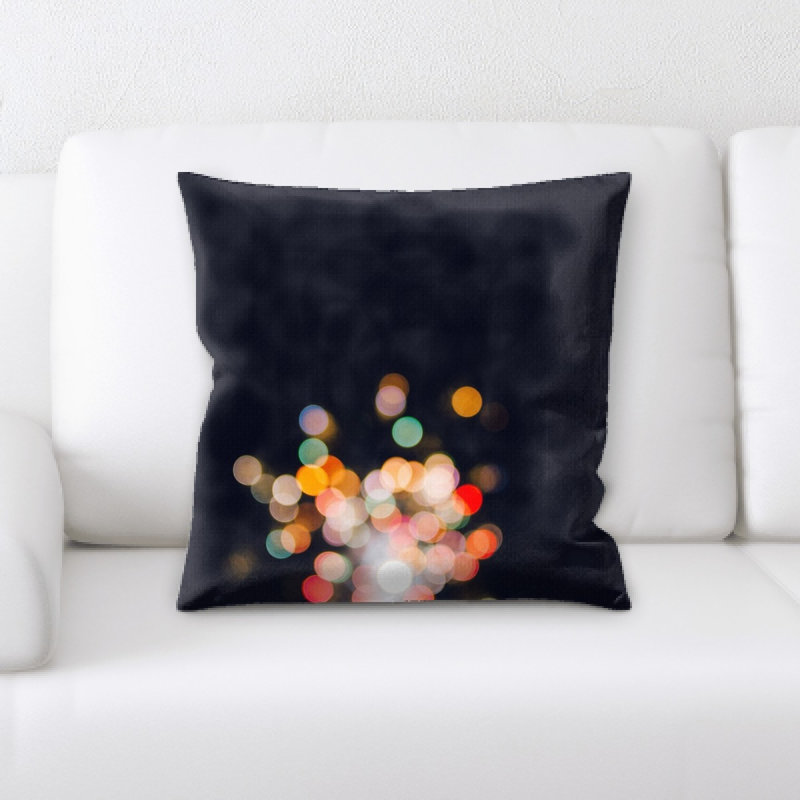 Housse et insert de coussin carré flouté