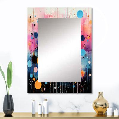 «Neon Assemblage I - Abstract Collages», impression sur miroir