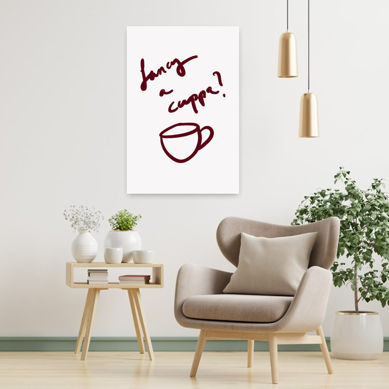 Art mural Fancy A Cuppa, 36" H x 24" W