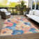 Machine Washable Indoor/Outdoor Claudian ACN1544 Peach Rug