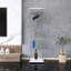 Vitrine à une porte avec 4 portes