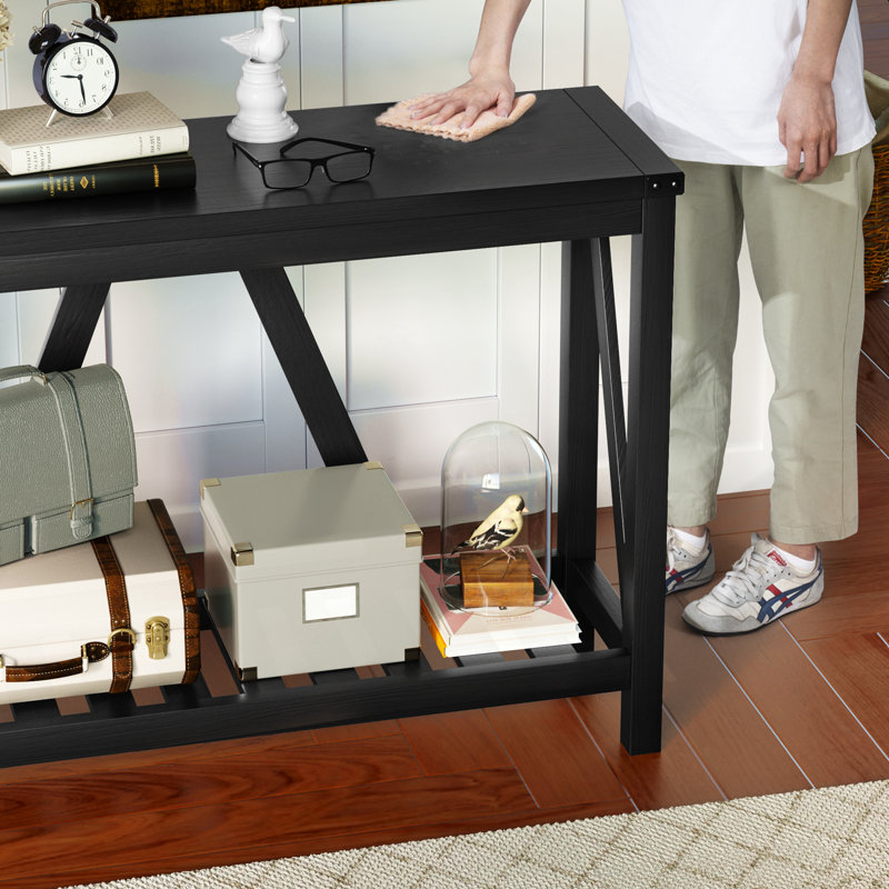 Natira 45.3'' Console Table, Black
