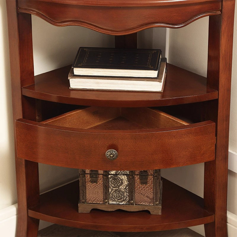 Walnut Solid Wood Corner cabinet