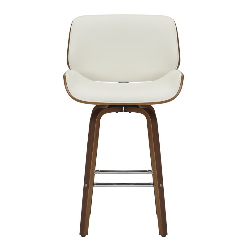 Tabouret tournant 25,98 "Agarita, Blanc