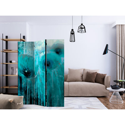 Hafid 135cm W x 172cm H 3 - Panel Solid Wood Folding Room Divider