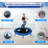 Machrus Upper Bounce Mini Trampoline w/ Durable Jumping Mat, Portable & Foldable Workout Trampoline-110954984