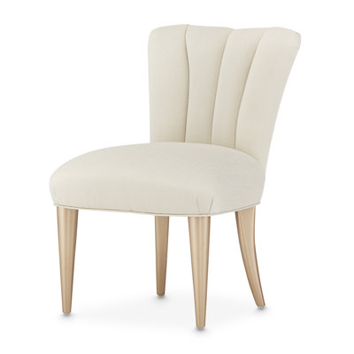 La Rachelle Vanity Chair - Icicle/Champagne