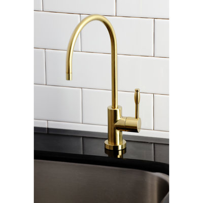 Robinet de filtration d'eau 1 trou à fixation sur le comptoir Kingston Brass