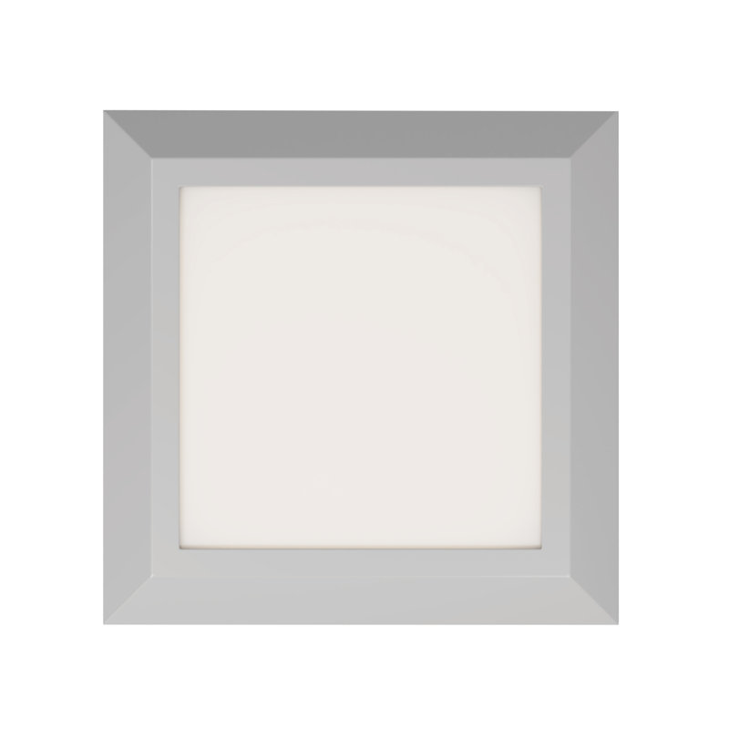 plafonnier encastré à DEL 7 "1 lumière, Blanc, H 0,56 po x l 7 po x P 7 po