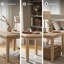 Table de bout en bois massif Gundrath