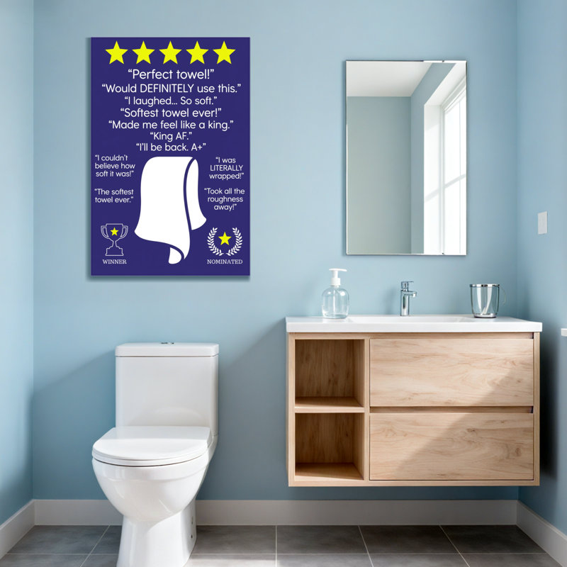«Bath & Laundry» Cinq étoiles pour les serviettes, H 24 po x l 16 po