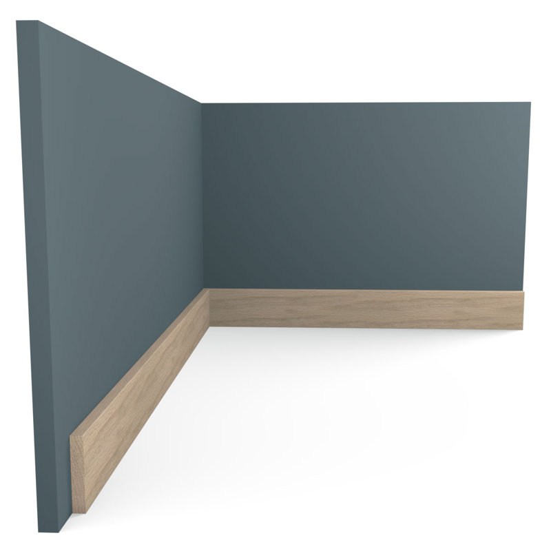 Moulure de treillis en bois franc massif de qualité D une quincaillerie de 1/4 po x l 1 1/2 po x P 96 po., Chêne blanc
