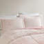 Couette en fausse fourrure ombrée rose poudré - 1 place/1 place XL, chaude, confortable et douce, lavable à la machine. Couleurs : rose poudré, ombré, chaude.