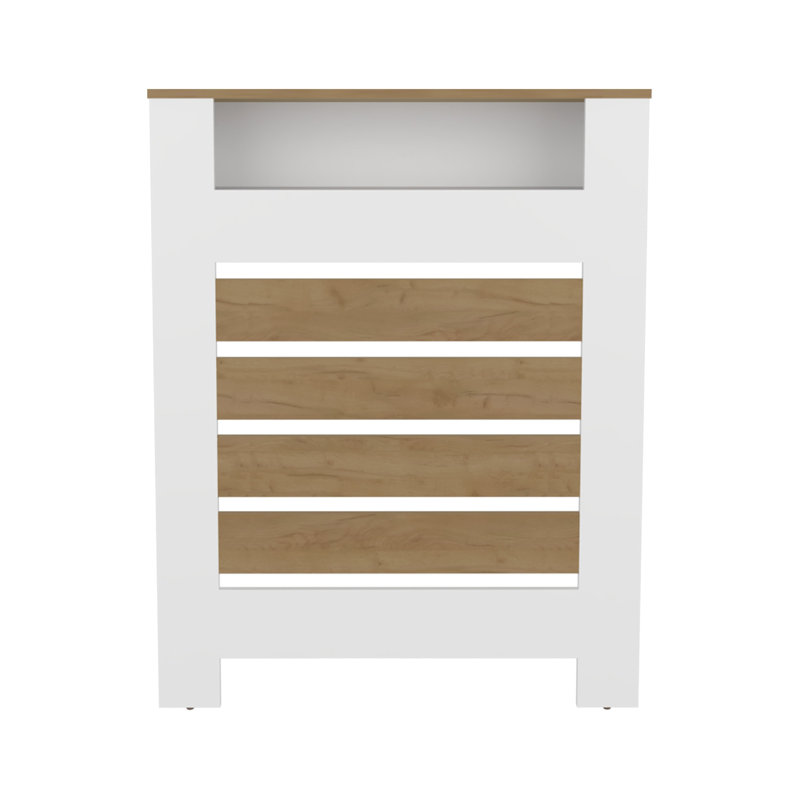 Radiator Cover Cabinet, 1 Shelf, 41.3" H x 8.2" W x 31.5" D