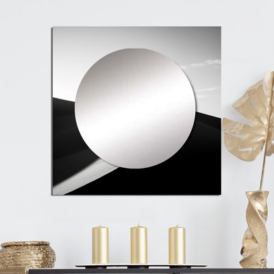 Maleaya - Desert Square Mirror Wall Decor For Bedroom