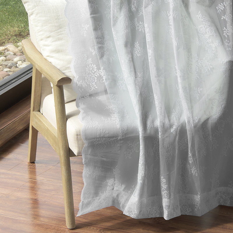 Evelina Room Darkening Curtain Panel Pair, Mint, 52" x 96"