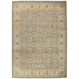 Textures Wool Oriental Area Rug in Ivory