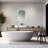 Isalgue Aluminum Oval Mirror
