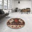 Tapis noir/jaune clair/orange Tammo-1095227885