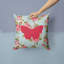 Coussin décoratif d’intérieur/d’extérieur carré roses bleu élégance shabby-22327219