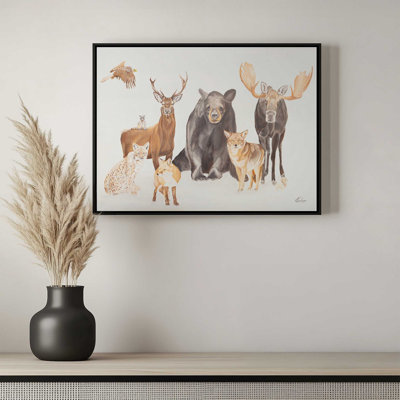 Reproduction d'art, "Wildlife Gang" par Diane Fifer
