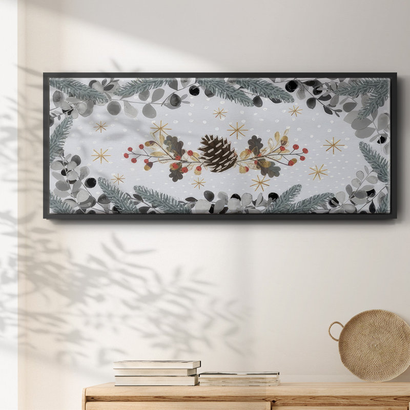 Cozy Christmas Collection D-, toile encadrée, H 20 po x l 50 po