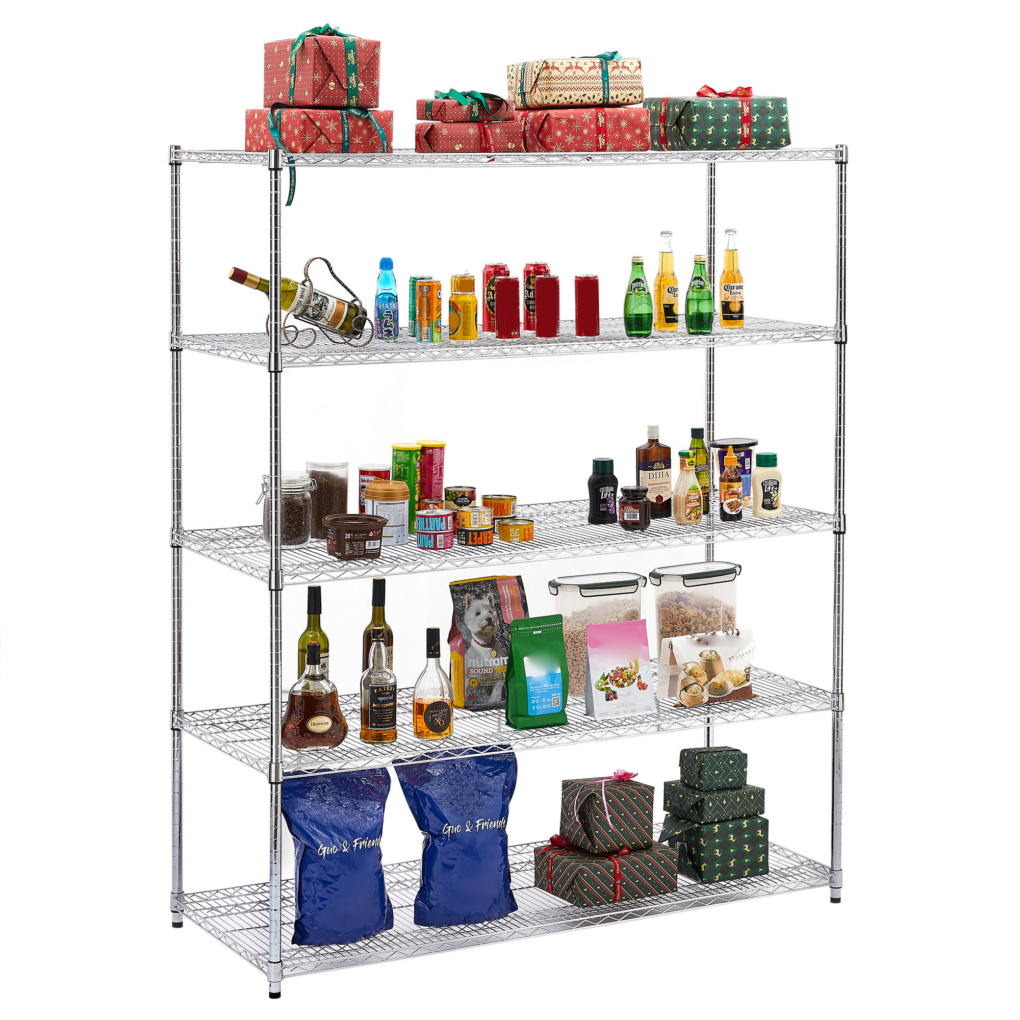 Dotted Line™ Aliya 56.5H x 23W x 15.75D Shelving Unit & Reviews