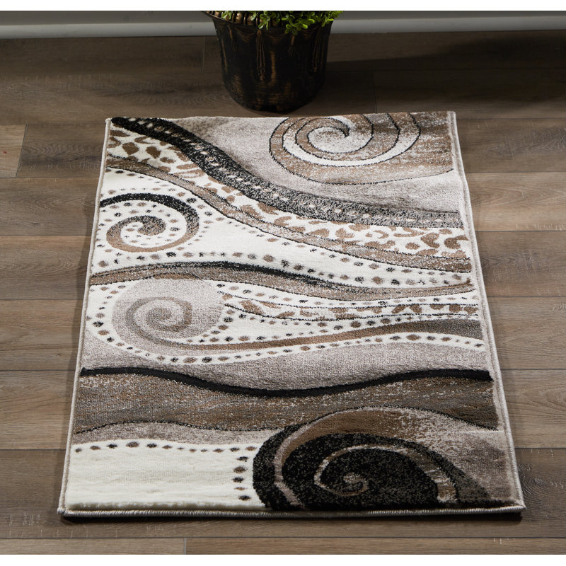 Nekizia Abstract Indoor Rug, Rectangle 7'11" x 10'6"