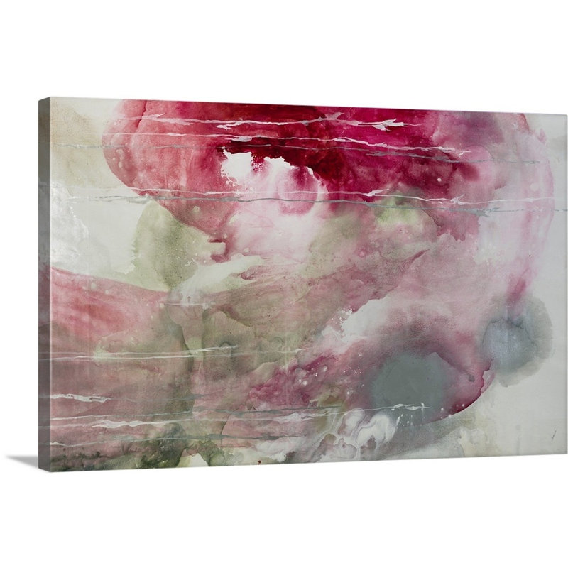 « symphonic matin », peinture sur toile, Toile tendue, H 12 po x l 18 po x P 1,25 po