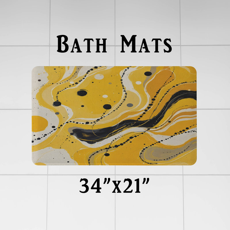 Shower Curtain w/ Bathmat, H 72 po x l 70 po