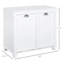Armoire de plancher Home, armoire à linge inclinable, armoire de rangement élégante