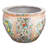 Floral Asian Design Cachepot Planter with Rose Medallion Painting-2035855466