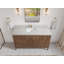 Meuble-lavabo simple 60 po avec plateau en quartz Atlanta