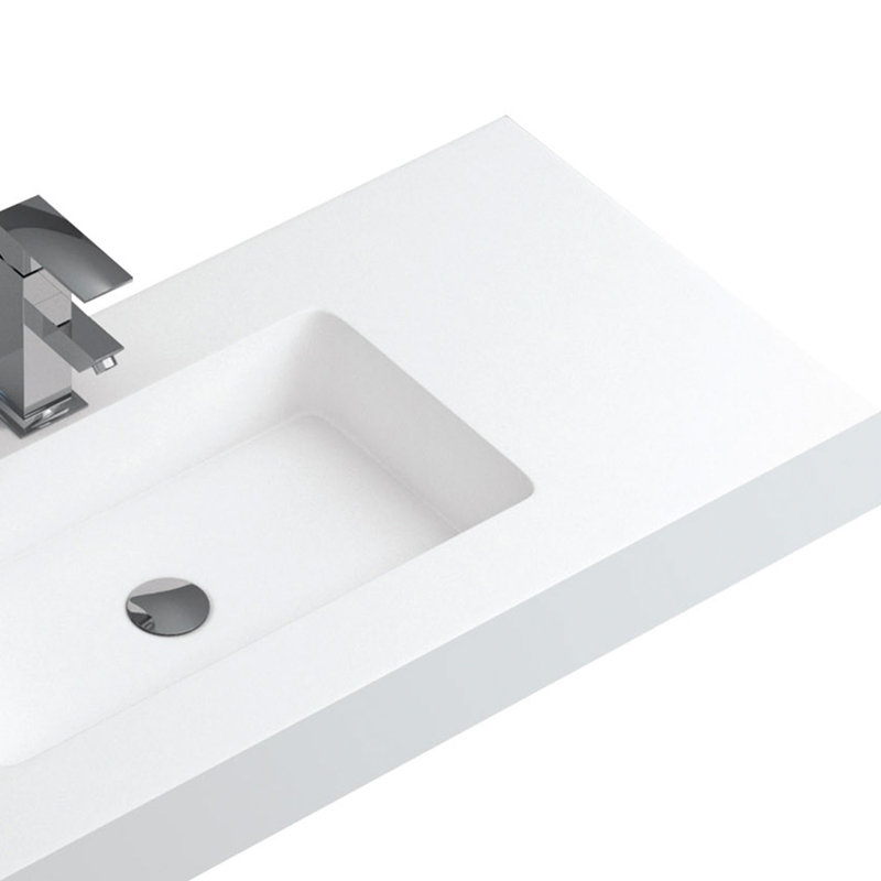 DAX 18.12'' Matte White Bathroom Sink