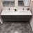 Azden 70.6" Wall-Mounted Double Bathroom Vanity Set-821701336