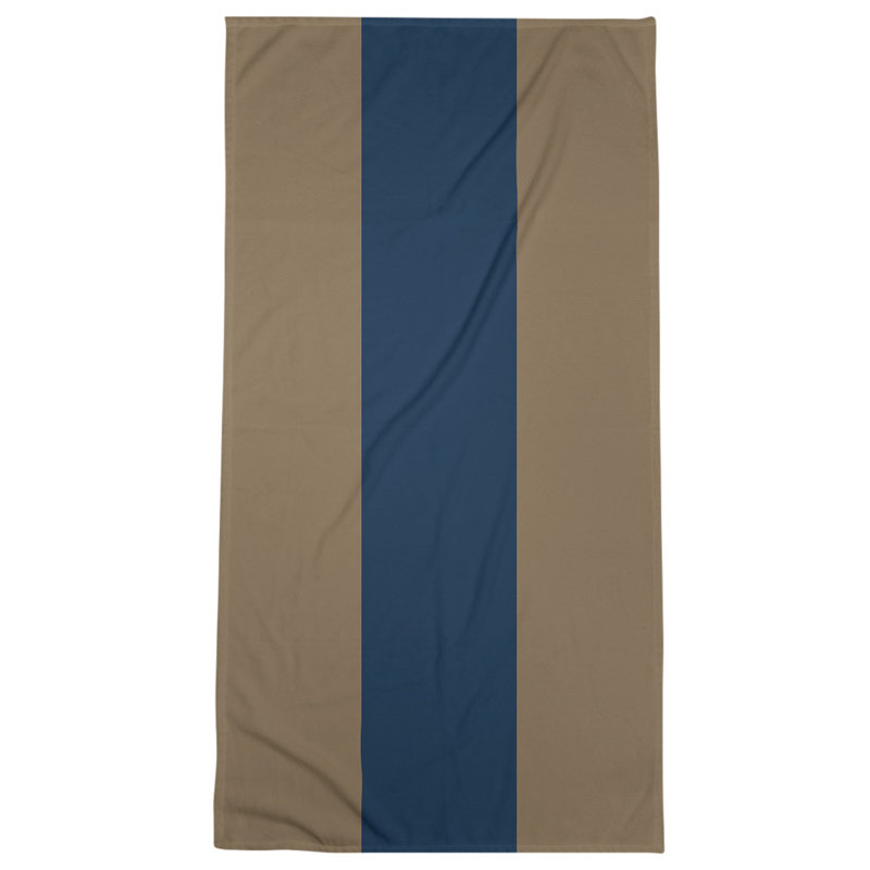 Microfiber Bath Towel, Tennessee Red Football Brown/Navy Blue