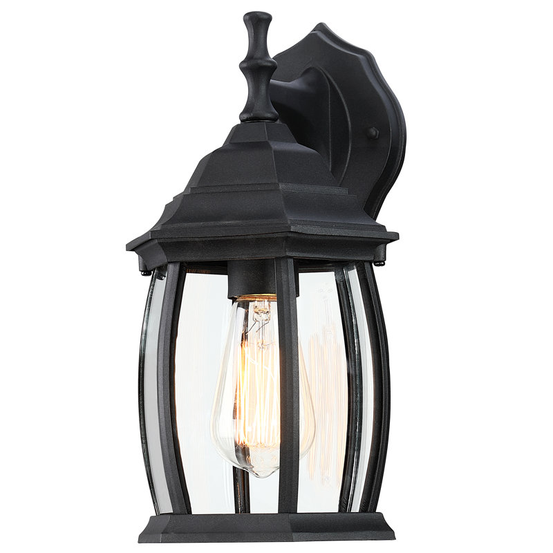 Matte Black 32.5cm H Outdoor Wall Lantern