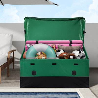 Outdoor Storage Box Patio Deck Box 230 Gallon Waterproof PE Tarpaulin