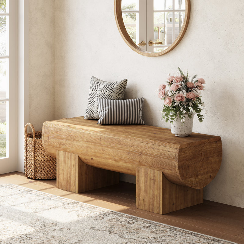 Solid Wood Bench