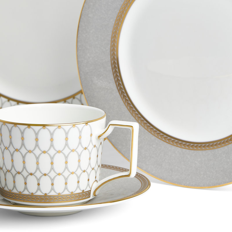 Renaissance Grey 5 Piece Place Setting Set, Service for 1