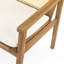 Chaise de salle à manger d'extérieur avec coussin Preston (ensemble de 2)