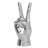 Peace Sign Hand Gesture Statue-2037885615-2037885612
