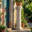 Aurelius Hand-Painted MGO Modern Neoclassical Roman Pedestal Column