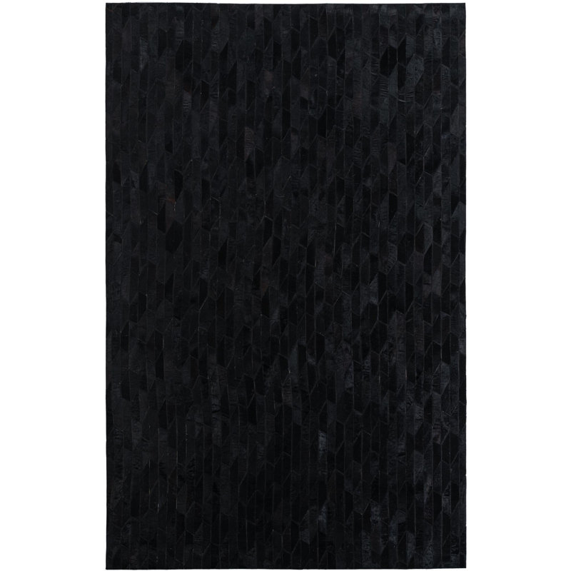 Tapis noir Juliana