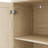 Rattan Buffet Cabinet With Storage, 4-Door Sideboard Buffet Cabinet With Adjustable Shelves For Kitchen, Living Room And Dining Room, Easy Assembly-406581726