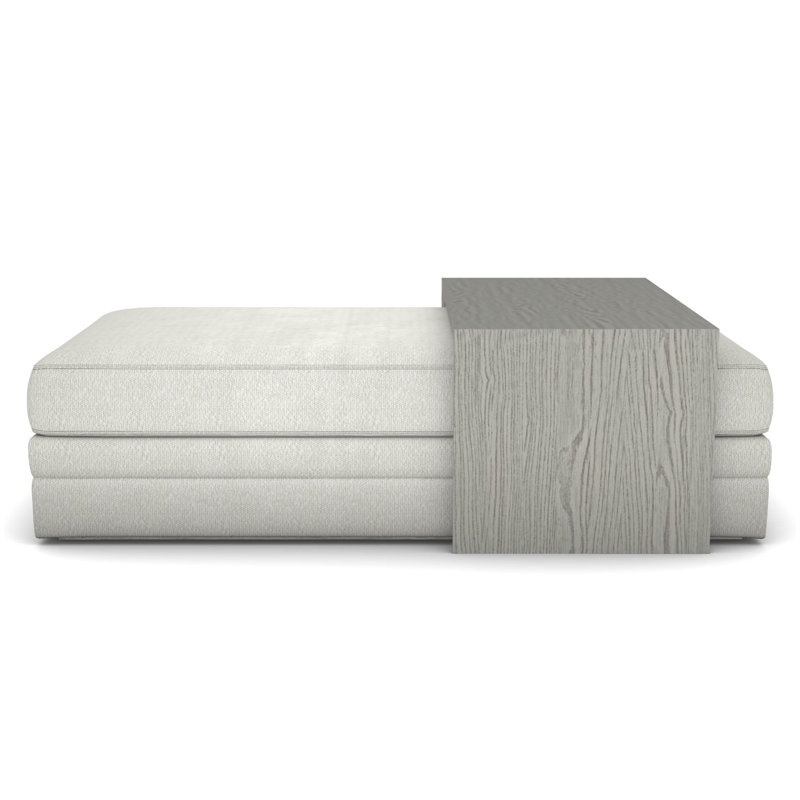 Tour de lit Boyden avec table large, Kenworth perle, Gris colombe