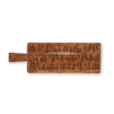 Aspen Rectangular Serving Board Tray Natural Wood