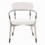 Chaise en bois brossé et tissu avec détails métalliques - ensemble de 2-2054707715-2054707713